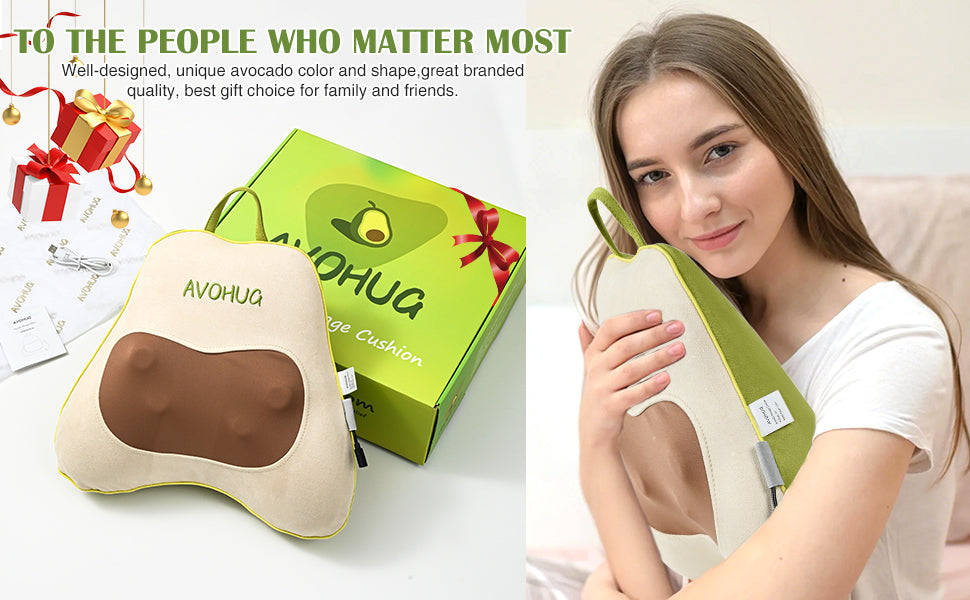 Avocado Back Massager Pillow