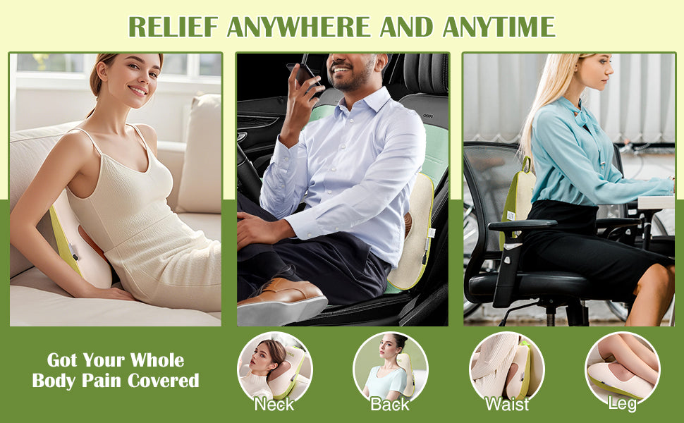 Avocado Back Massager Pillow