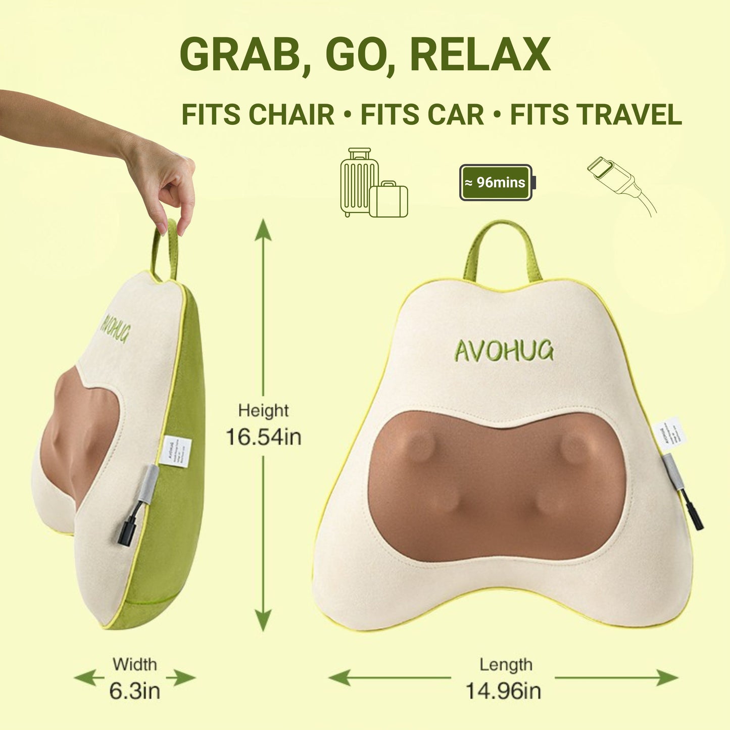 All-in-1 Red Light Shiatsu Body Massager Pillow