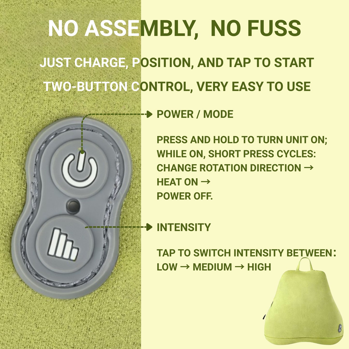 All-in-1 Red Light Shiatsu Body Massager Pillow