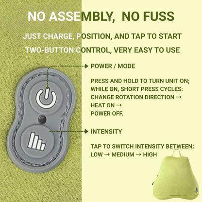 All-in-1 Red Light Shiatsu Body Massager Pillow